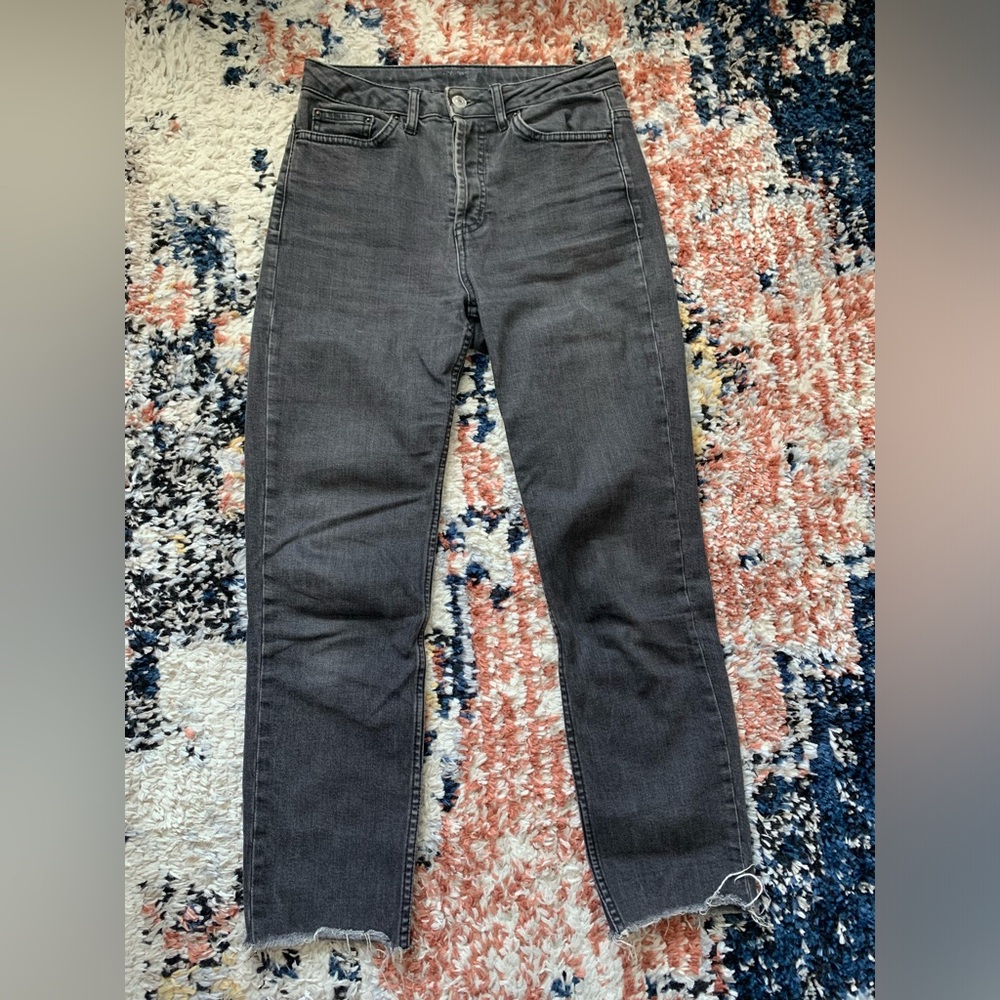 Topshop MOTO High Rise Straight Leg Jeans